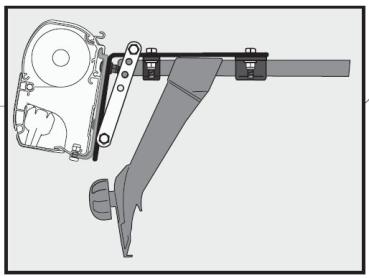 Komplettset: Markise Fiamma F45s mit Adapter Montage am Dachträger Roof Rail #98655-770